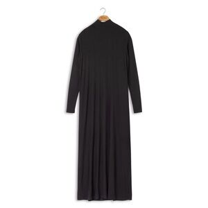 Point Maxi Aline Turtleneck Dress